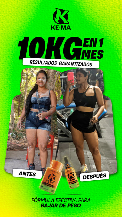 MetaBurn KE-MA Pastillas Quemadoras de Grasa