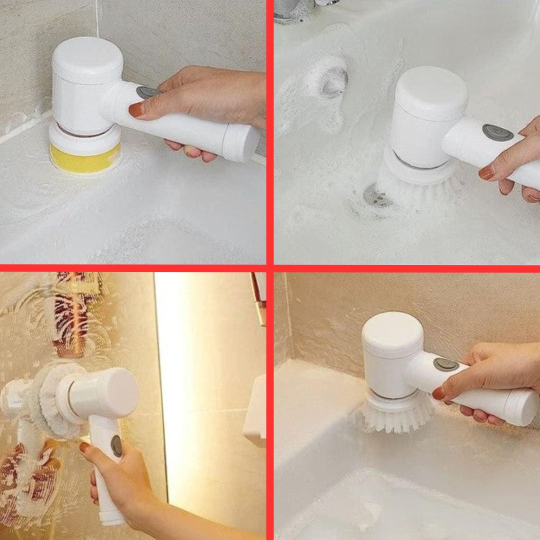 CEPILLO DE LIMPIEZA Inalámbrico Recargable 5 en 1