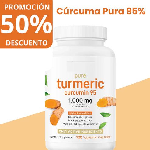 Turmeric Curcumin 95%™ 120 Cápsulas